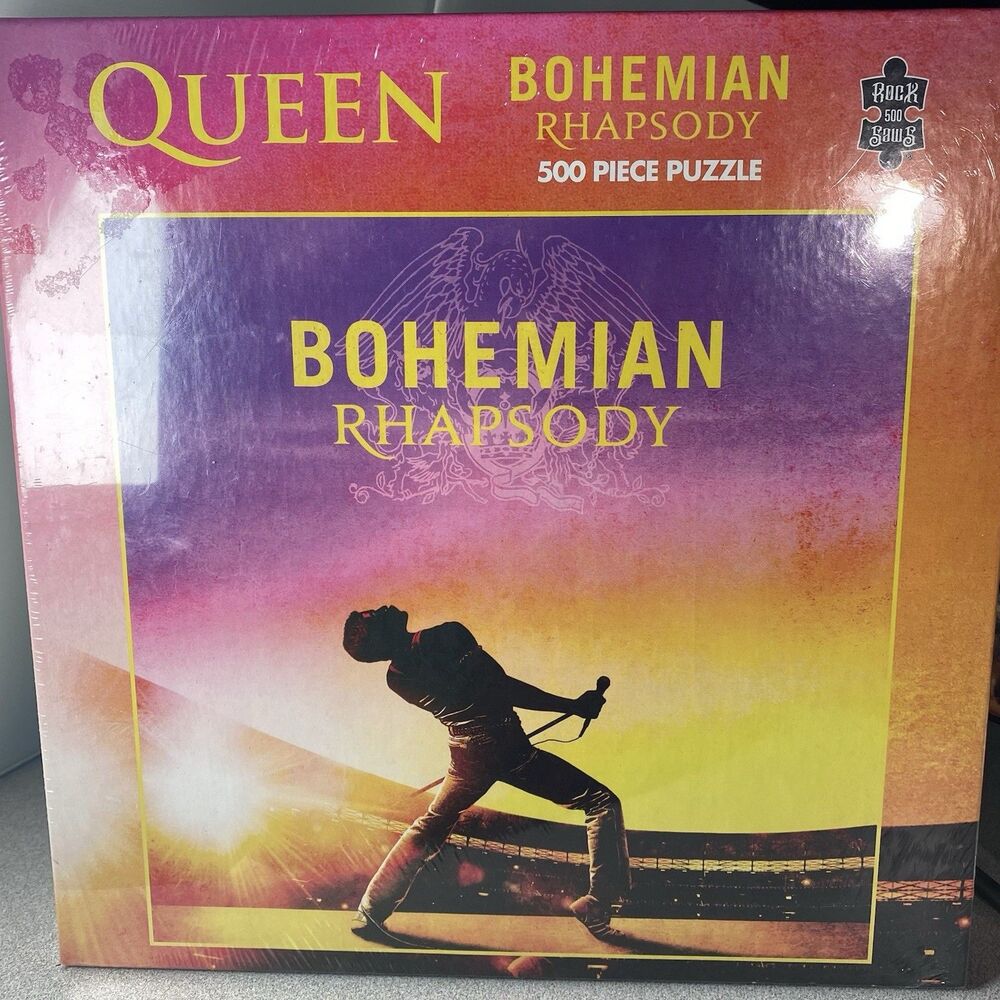 Queen Bohemian Rhapsody 500 Piece Jigsaw Puzzle Brand New Shrink Wrapped NEW